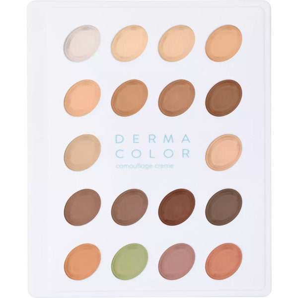 Kryolan Professional Make-up Dermacolor Camouflage Creme Mini-Palette 18 Colors