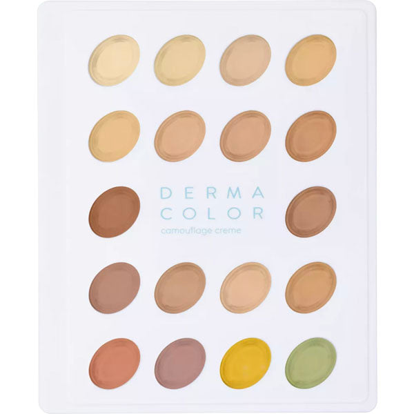 Kryolan Professional Make-up Dermacolor Camouflage Creme Mini-Palette 18 Colors