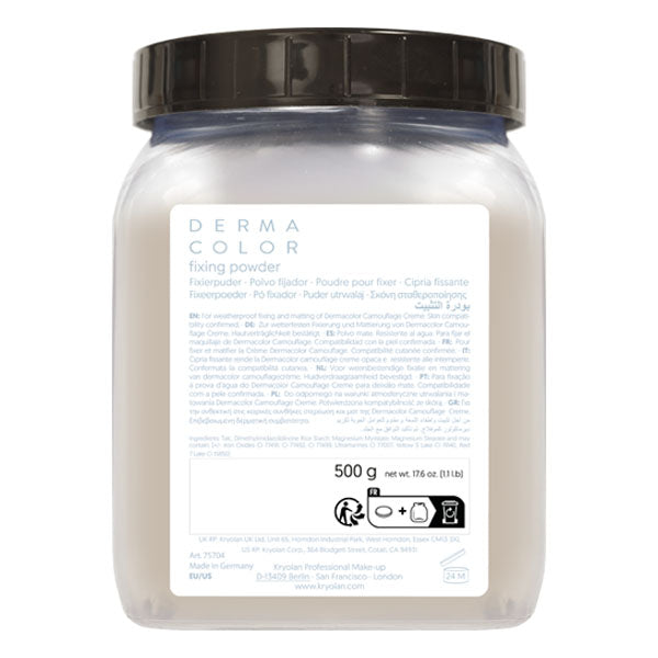Kryolan Professional Make-up Dermacolor Fixing Powder Talc-Free