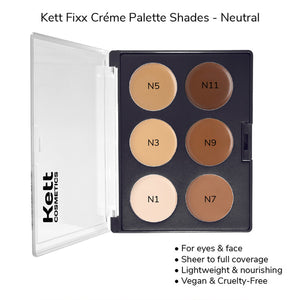 Kett Fixx Creme Makeup Palettes