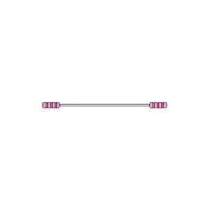 LIFE Cotton Zoo, Pink Elephant - Spiral Swabs, 160 ct