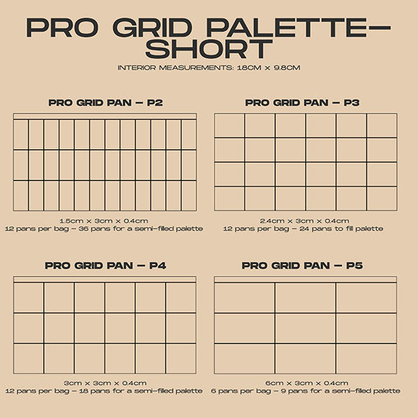 Monday Studios Monday Studios Pro Grid Palette, Short