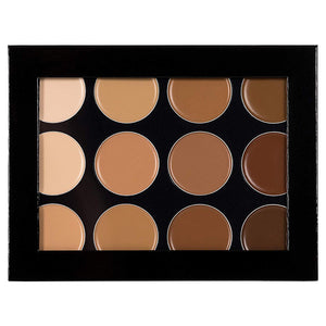 Mehron Celebre Pro HD Cream Contour & Highlight Palette, 12 Shades