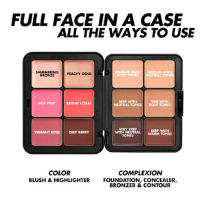 Make Up For Ever HD Skin Face Essentials Palette, Harmony 3 -Tan to Deep