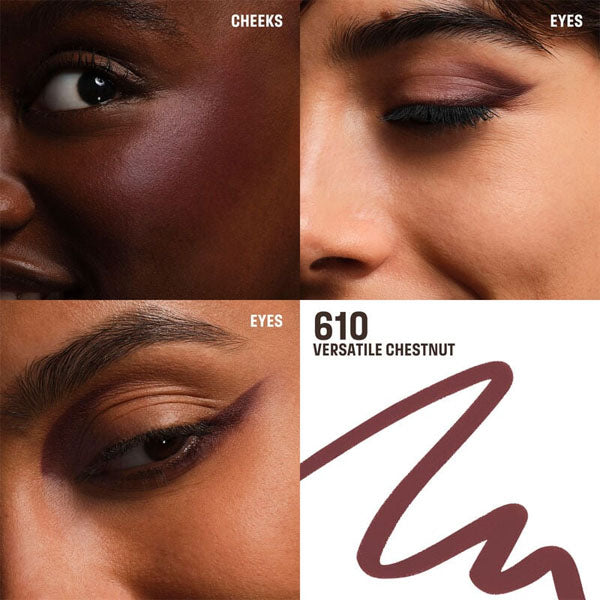 Make Up For Ever Multi-use matte or shimmery pencil for lips, eyes & cheeks.  Warm Chocolate Brown.