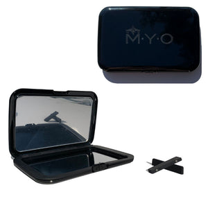 MYO Cosmetic Cases Pro Kits with Black Lid and Mirror