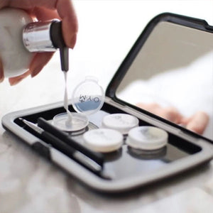 MYO Cosmetic Cases Pro Kits with Black Lid and Mirror