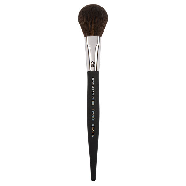 OMNIA® A favorite shape among both artists and enthusiasts, this perfectly sized, extra-soft brush applies powder and bronzer with ease. The gently rounded shape fits the natural contours of the face for precise application.