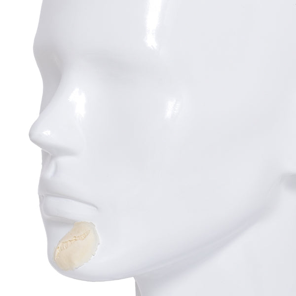 Rubber Wear Foam Latex Prosthetic Split/cut Chin