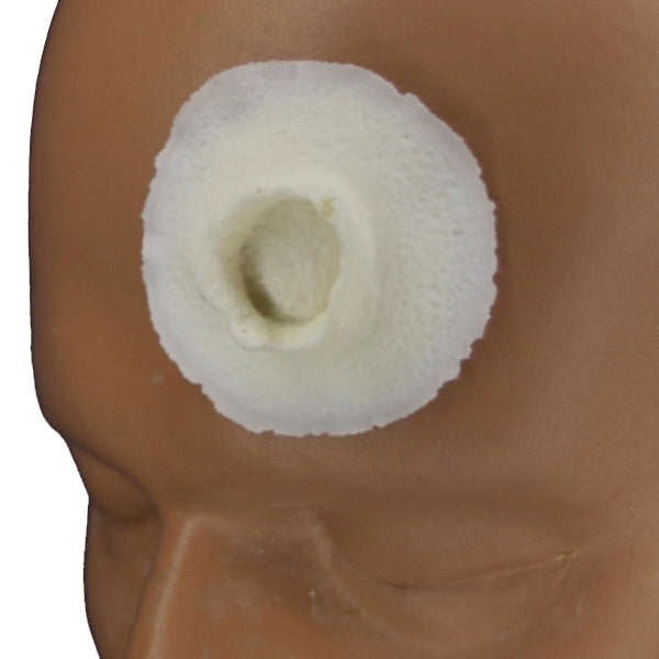 Rubber Wear Foam Latex Prosthetic Bullet Hole