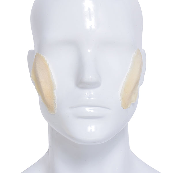 Rubber Wear Foam Latex Prosthetic Angular Cheekbones