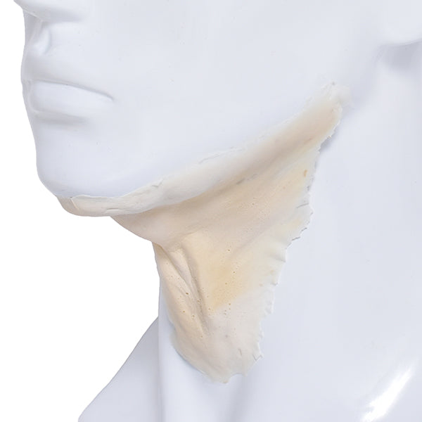 Rubber Wear Foam Latex Prosthetic Double Chin