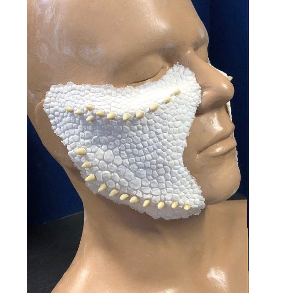 Rubber Wear Foam Latex Prosthetic Lizard-Man Cheeks FRW-164