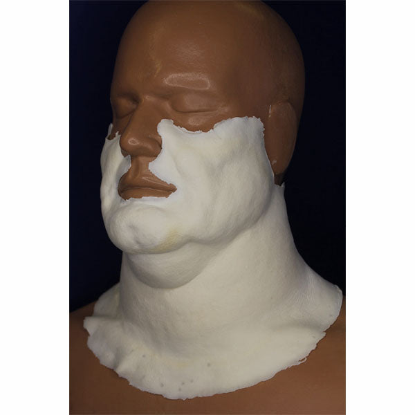 Rubber Wear Foam Latex Prosthetic Large Fat Neck/Cheeks FRW-193