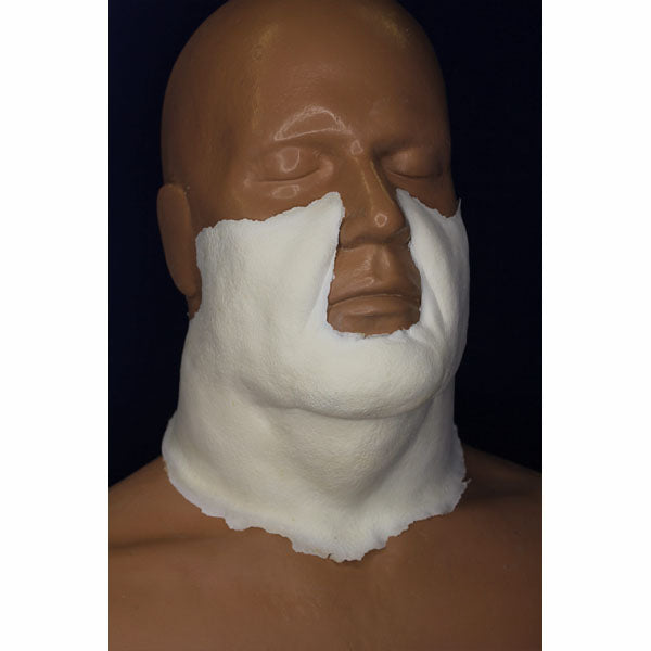 Rubber Wear Foam Latex Prosthetic Small Fat Neck/Cheeks FRW-194
