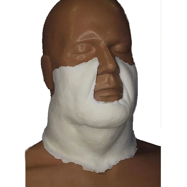 Rubber Wear Foam Latex Prosthetic Small Fat Neck/Cheeks FRW-194