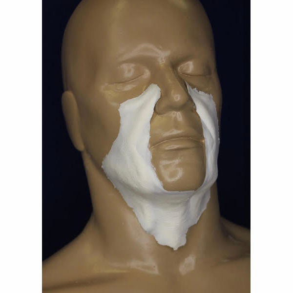 Rubber Wear Foam Latex Prosthetic Small Cheek & Jowl FRW-198