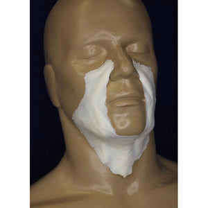 Rubber Wear Foam Latex Prosthetic Small Cheek & Jowl FRW-198
