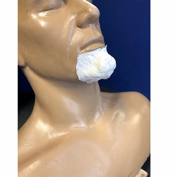 Rubber Wear Foam Latex Prosthetic Old Age Chin FRW-205