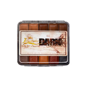 Skin Illustrator On Set Dark Flesh Tone Palette
