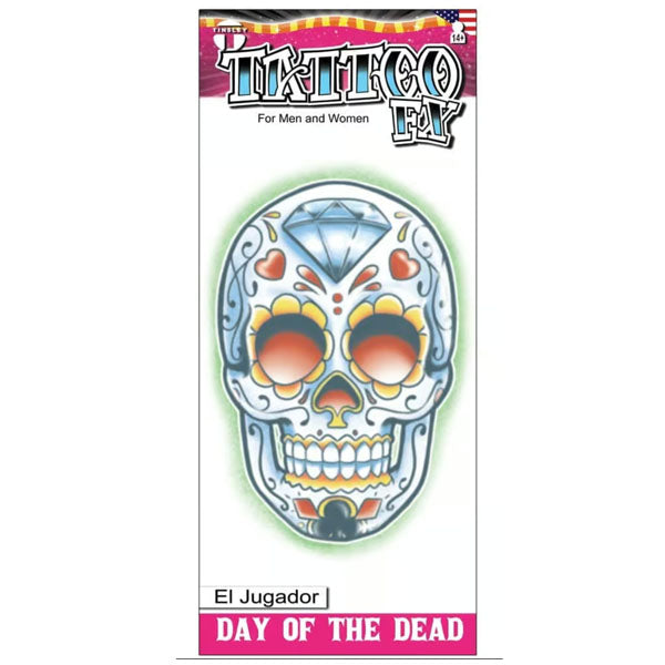 Tinsley Temporary Tattoo Transfers, Day of the Dead