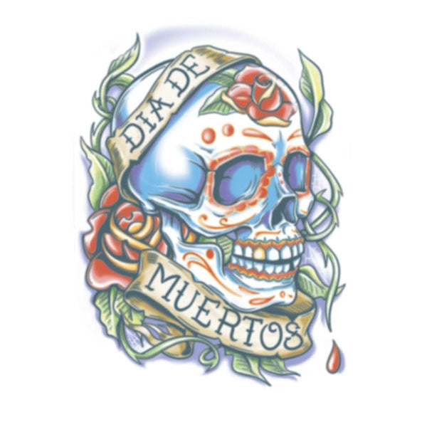 Tinsley Temporary Tattoo Transfers, Day of the Dead