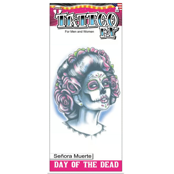 Tinsley Temporary Tattoo Transfers, Day of the Dead