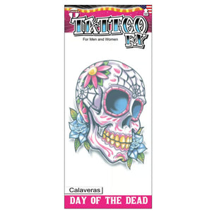 Tinsley Temporary Tattoo Transfers, Day of the Dead