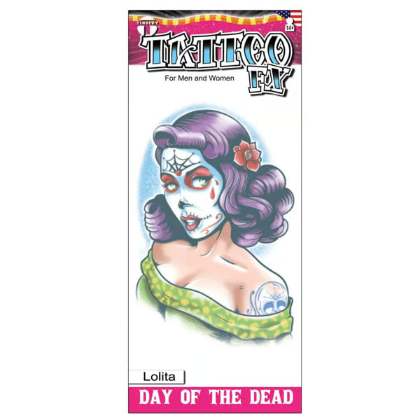 Tinsley Temporary Tattoo Transfers, Day of the Dead