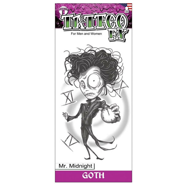 Tinsley Temporary Tattoo Transfers, Goth