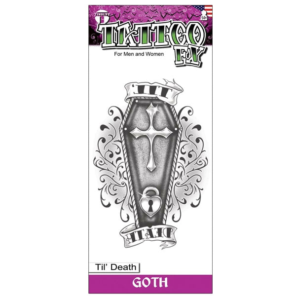 Tinsley Temporary Tattoo Transfers, Gothic