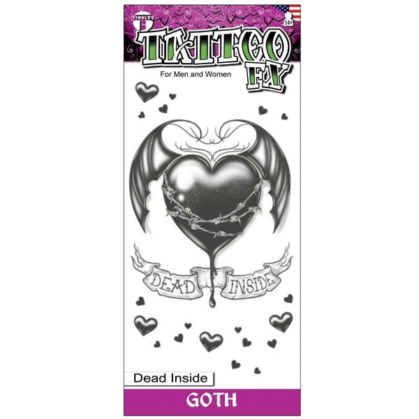 Tinsley Temporary Tattoo Transfers, Gothic