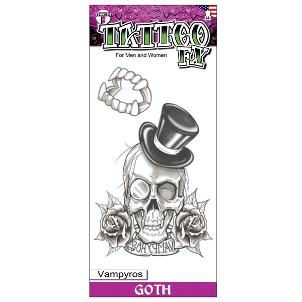 Tinsley Temporary Tattoo Transfers, Gothic