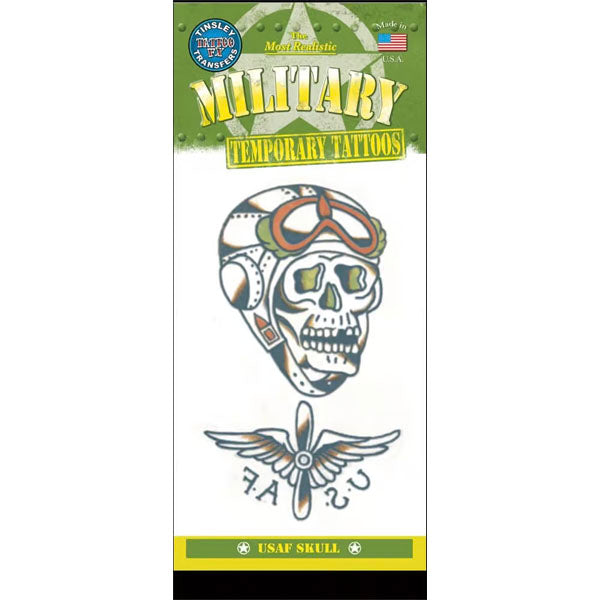 Tinsley Temporary Tattoo Transfers, Military