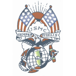 Tinsley Temporary Tattoo Transfers, Military