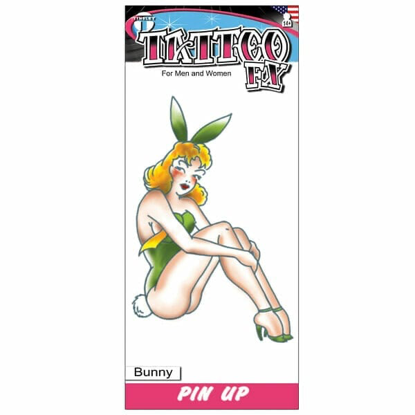 Tinsley Temporary Tattoo Transfers, Pinup Girl