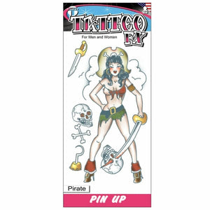 Tinsley Temporary Tattoo Transfers, Pinup Girl