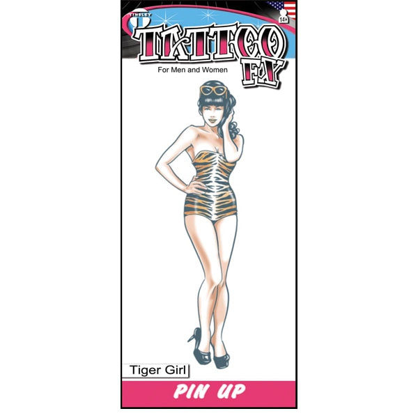 Tinsley Temporary Tattoo Transfers, Pinup Girl