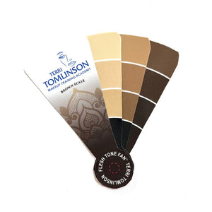 Terri Tomlinson The Flesh Tone Fan & Brown Scale Bundle