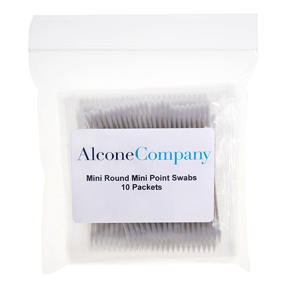 Alcone Company Dual Sided Mini Round & Mini Pointed Cotton Swabs
