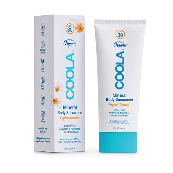 COOLA Mineral Body Sunscreen Lotion SPF30 - Tropical Coconut