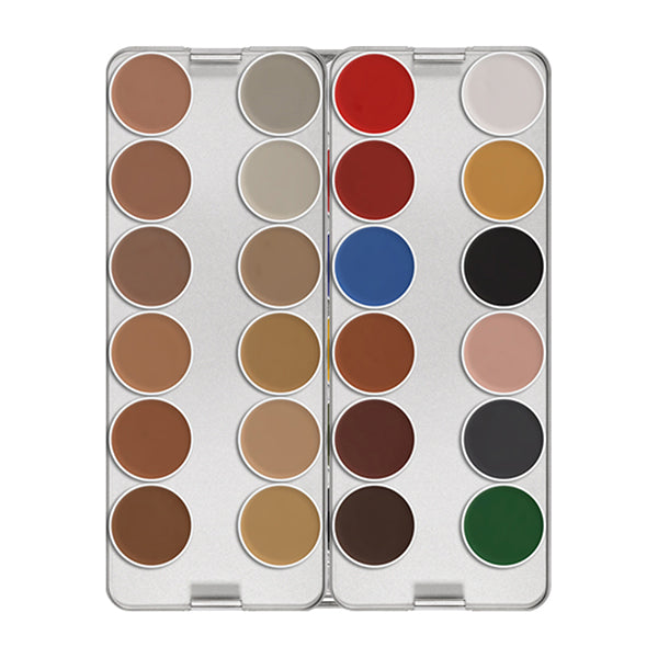 Kryolan Professional Make-up Aquacolor Palettes -24 Shade