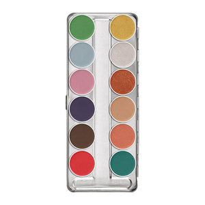 Kryolan Professional Make-up Aquacolor Interferenz Palette