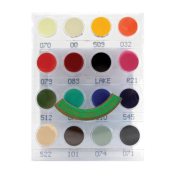 Kryolan Professional Make-up Rubber Mask Grease Mini Palette