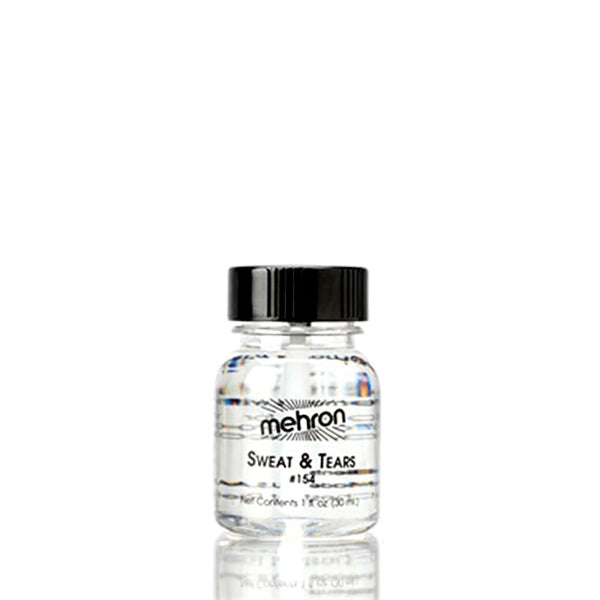 Mehron Make-up Sweat & Tears – 30 Ml Profi-Flüssigkeit Für Echte Schweiß- Und Träneneffekte