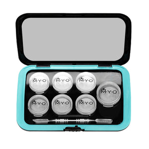 MYO Cosmetic Cases Pro Kits with Black Lid and Mirror