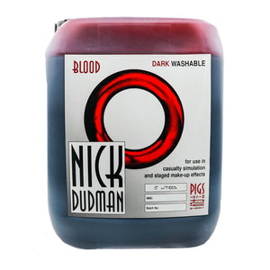 Nick Dudman Washable Blood, by Pigs Might Fly Ltd