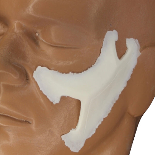 Rubber Wear Foam Latex Prosthetic Bio-Mech Cheekbones