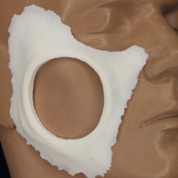 Rubber Wear Foam Latex Prosthetic Window Cheek